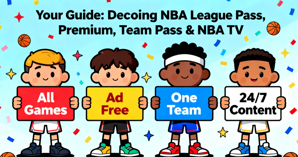 NBA League Pass vs. Premium vs. Team Pass vs. NBA TV: Full 2025-26 Breakdown (Pricing, Features & Who They’re For)