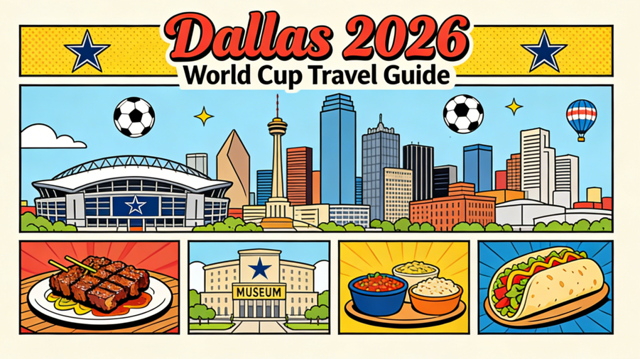 Ultimate Dallas World Cup 2026 Guide: 9 Matches, Schedule, Stadium Transit, Flights, Hotels & Travel Spots