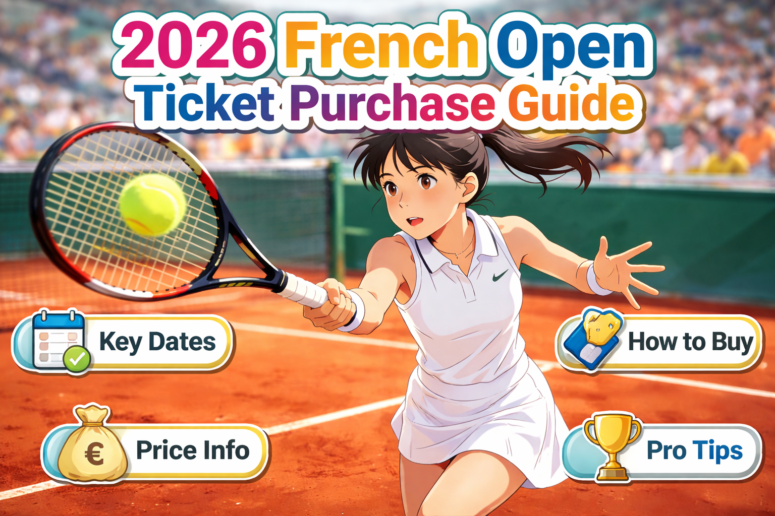 2026 French Open Ticket Guide: Official App, Resale Hacks, Pricing/Hospitality & Seating