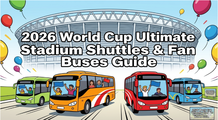 2026 World Cup Stadium Shuttles & Fan Buses Guide: Routes, Pickup Points, Prices & Booking Tips Across All 16 Host Cities