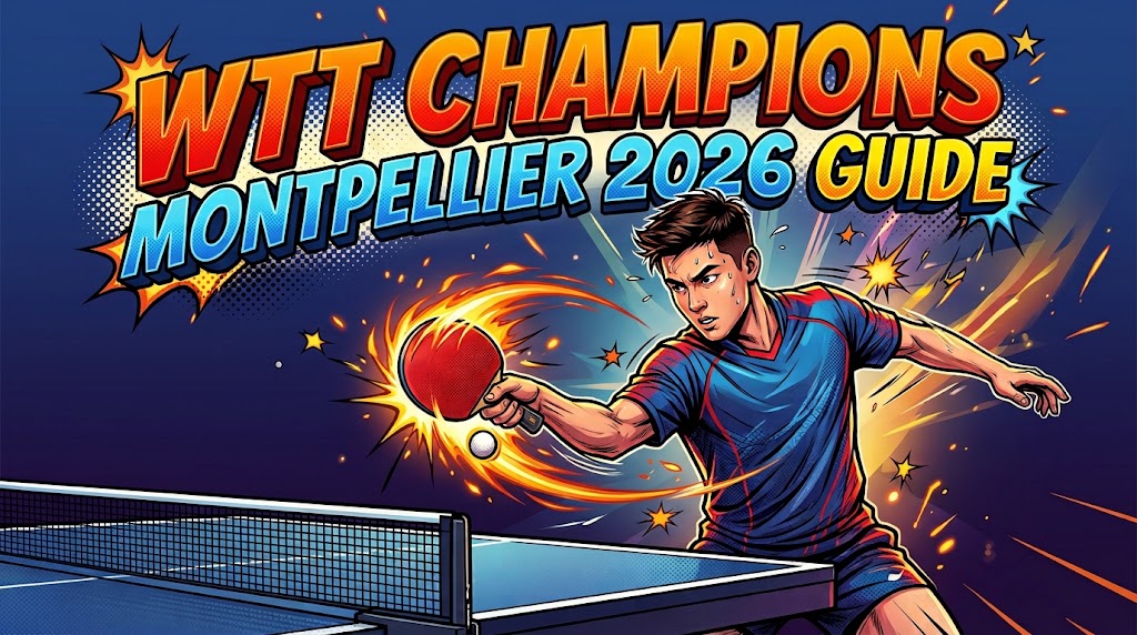 2026 WTT Champions Montpellier Guide: Schedule, Draw, Tickets, Live Stream & Venue