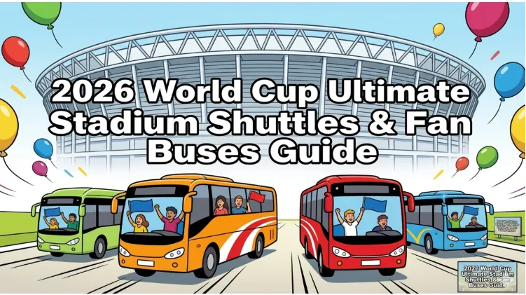 2026 World Cup Stadium Shuttles & Fan Buses Guide: Routes, Pickup Points, Prices & Booking Tips Across All 16 Host Cities
