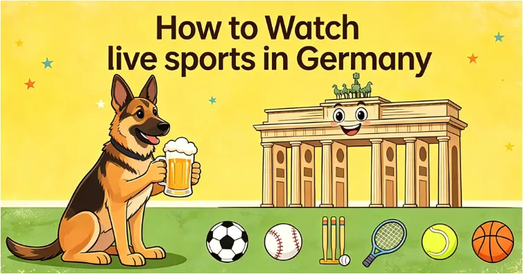 How to Watch Sports in Germany in 2026: Free Channels, DAZN, Sky/WOW, World Cup, UCL, F1 & More