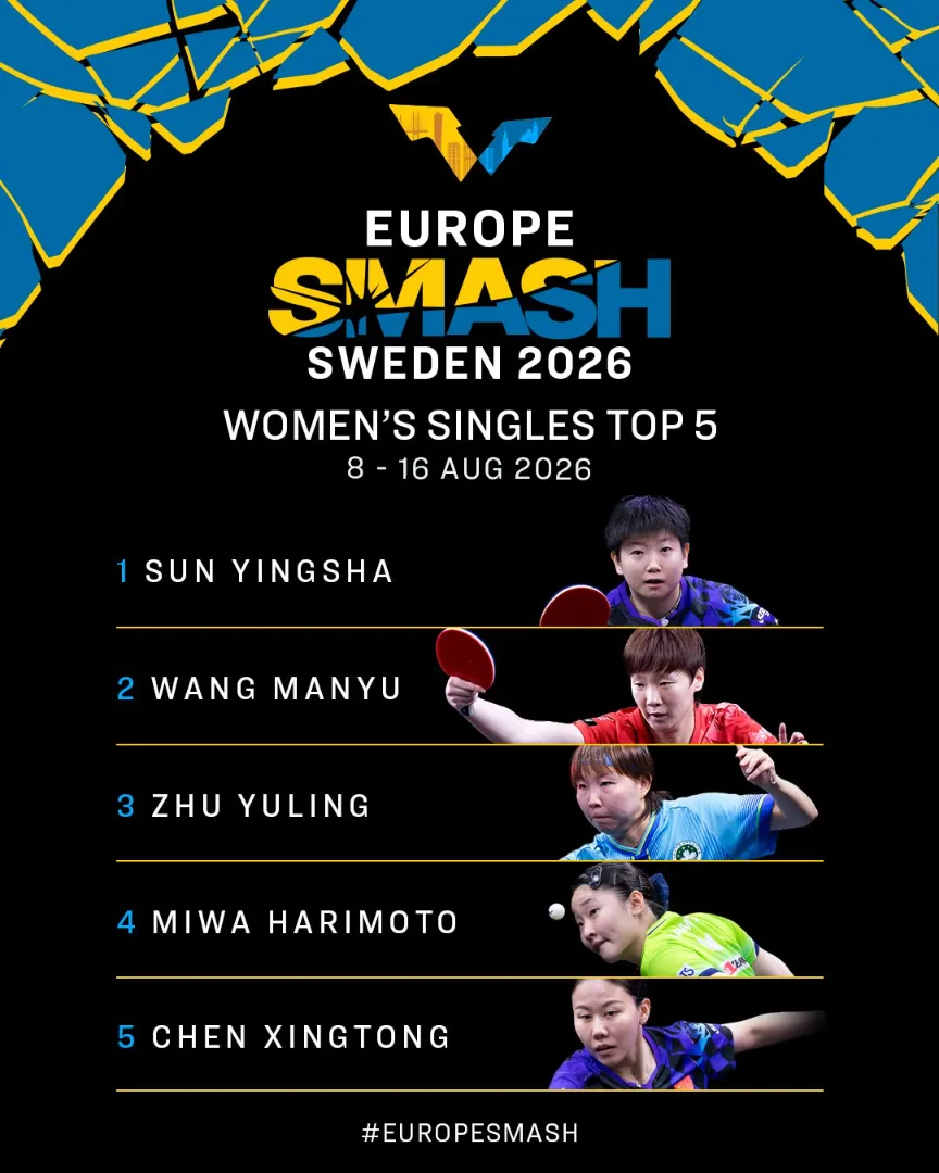 WTT Europe Smash – Sweden 2026 Fan Guide: Schedule, Tickets, Players, Live Stream & Venue Information